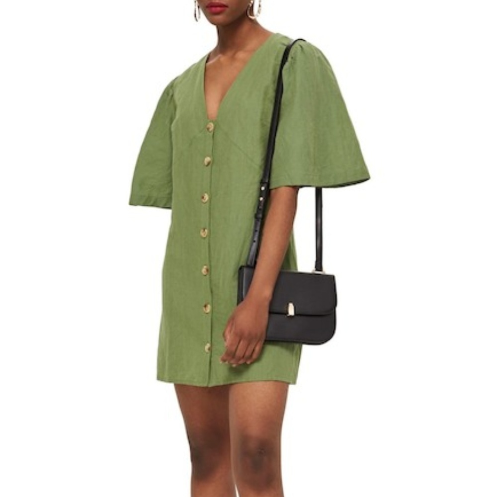 TOPSHOP Angel Sleeve Shift Dress
